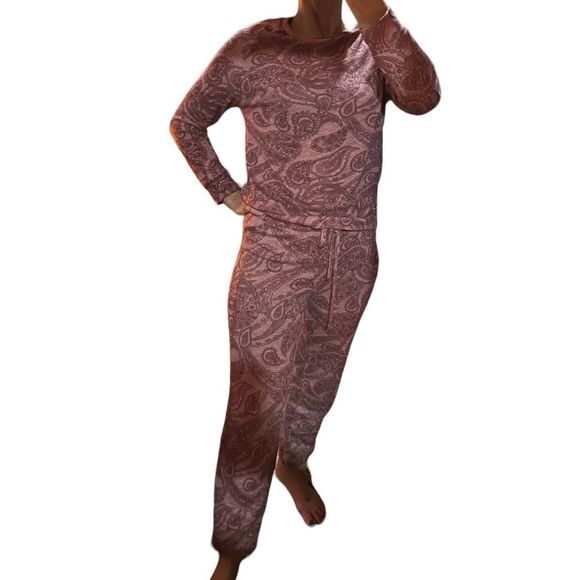 Tahari Paisley Matching Pajama Set S : S - Picture 5 of 6
